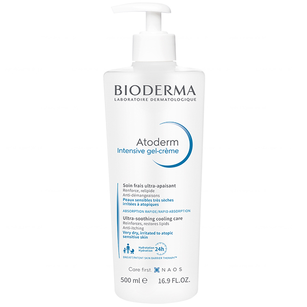 viiva BioDerma Actives クリーム 100ml 4本セット Bioderma Atoderm Intensive Gel-Creme, przeciwświądowy żel