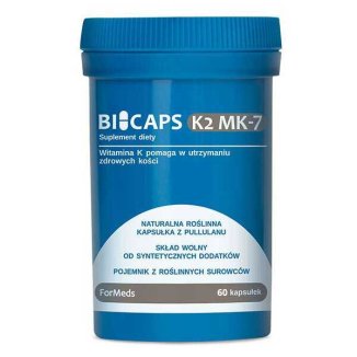ForMeds Bicaps K2 MK-7, 60 kapsułek - 2 ForMeds Bicaps K2 MK-7, 60 kapsułek - 2 - zdjęcie produktu