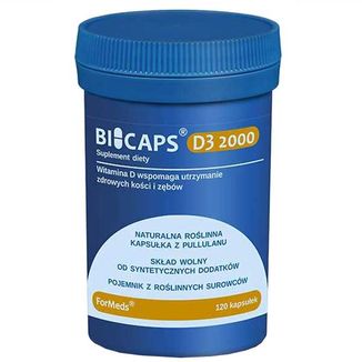 ForMeds Bicaps D3 2000, 120 kapsułek - zdjęcie produktu