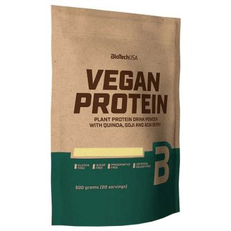BioTechUSA Vegan Protein, smak ciastko waniliowe, 500 g - zdjęcie produktu
