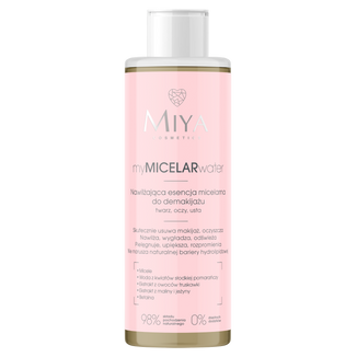 Miya myMICELARwater, nawilżająca esensja micelarna do demakijażu, twarz, oczy, usta, 200 ml - zdjęcie produktu