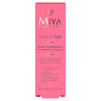 Miya BEAUTY.lab, serum wygładzające z kompleksem anti-aging 5%, 30 ml - zdjęcie produktu