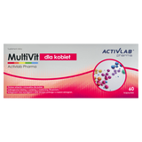 Activlab Pharma MultiVit dla kobiet, 60 kapsułek - miniaturka zdjęcia produktu
