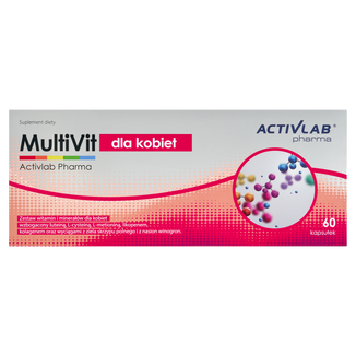 Activlab Pharma MultiVit dla kobiet, 60 kapsułek - zdjęcie produktu