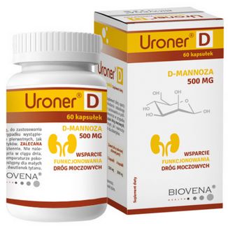 Uroner D, 60 kapsułek USZKODZONE OPAKOWANIE - zdjęcie produktu