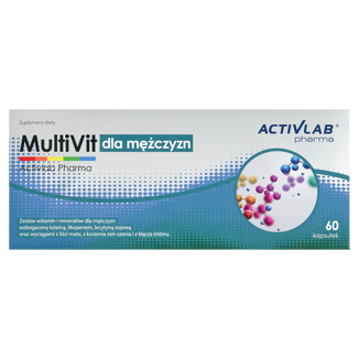 Activlab Pharma MultiVit dla mężczyzn, 60 kapsułek - zdjęcie produktu