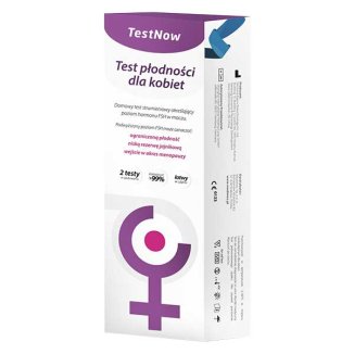 TestNow, test płodności dla kobiet, 2 sztuki - zdjęcie produktu
