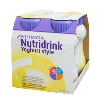Nutridrink Yoghurt Style, preparat odżywczy, smak waniliowo-cytrynowy, 4 x 200 ml - zdjęcie produktu