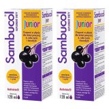 Zestaw Sambucol Junior, płyn dla dzieci po 6 roku życia i dorosłych, 2 x 120 ml Zestaw Sambucol Junior, płyn dla dzieci po 6 roku życia i dorosłych, 2 x 120 ml - miniaturka zdjęcia produktu