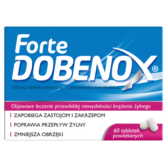 Dobenox Forte 500 mg, 60 tabletek powlekanych - zdjęcie produktu