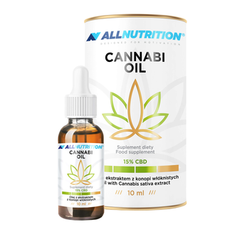 Allnutrition Cannabi Oil 15% CBD, olej z konopi, 10 ml - zdjęcie produktu