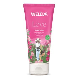 Weleda Aroma Shower Love, płyn pod prysznic, pielęgnujący, kremowy, 200 ml - zdjęcie produktu