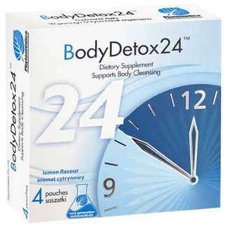 BodyDetox 24, smak cytrynowy, 4 saszetki - zdjęcie produktu
