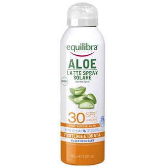 Equilibra Aloe, mleczko przeciwsłoneczne, spray, SPF 30, 150 ml - zdjęcie produktu