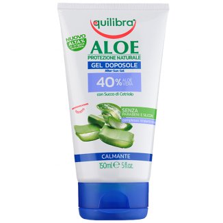 Equilibra Aloe, łagodzący żel po opalaniu z aloesem i ogórkiem, 150 ml - zdjęcie produktu