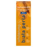 Biała Perła Whitening, wybielająca pasta do zębów, Kurkuma + Q10, 75 ml - miniaturka zdjęcia produktu