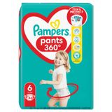 Pampers Pants, pieluchomajtki, Extra Large, rozmiar 6, 14-19 kg, 44 sztuki - miniaturka zdjęcia produktu