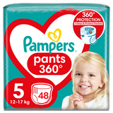Pampers Pants, pieluchomajtki, Junior, rozmiar 5, 12-17 kg, 48 sztuk - miniaturka zdjęcia produktu