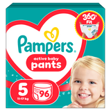 Pampers Pants 5 (12-17 kg), pieluchomajtki, 96 sztuk USZKODZONE OPAKOWANIE Pampers Pants 5 (12-17 kg), pieluchomajtki, 96 sztuk USZKODZONE OPAKOWANIE - miniaturka zdjęcia produktu