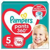 Pampers Pants, pieluchomajtki, rozmiar 5, 12-17 kg, 96 sztuk USZKODZONE OPAKOWANIE - miniaturka zdjęcia produktu