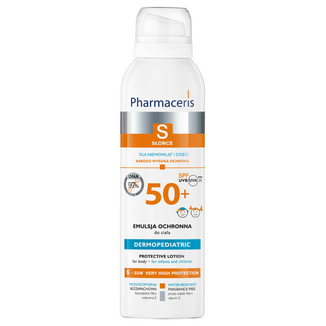 Pharmaceris S, emulsja ochronna dla niemowląt i dzieci, SPF 50+, 150 ml USZKODZONE OPAKOWANIE Pharmaceris S, emulsja ochronna dla niemowląt i dzieci, SPF 50+, 150 ml USZKODZONE OPAKOWANIE - zdjęcie produktu