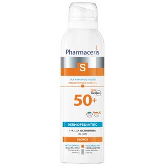 Pharmaceris S, emulsja ochronna dla niemowląt i dzieci, SPF 50+, 150 ml - zdjęcie produktu