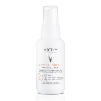 Vichy Capital Soleil UV-Age Daily, fluid przeciw fotostarzeniu się skóry, SPF 50+, 40 ml - zdjęcie produktu