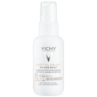 Vichy Capital Soleil UV-Age Daily, fluid przeciw fotostarzeniu się skóry, SPF 50+, 40 ml - zdjęcie produktu