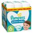 Pampers Active Baby, pieluchy rozmiar 6, 13-18 kg, 128 sztuk USZKODZONE OPAKOWANIE - miniaturka  zdjęcia produktu