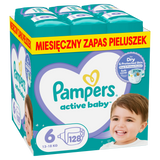 Pampers Active Baby 6 (13-18 kg), pieluchy, 128 sztuk - miniaturka zdjęcia produktu