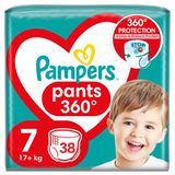 Pampers Pants, pieluchomajtki, rozmiar 7, 17+ kg, 38 sztuk - miniaturka zdjęcia produktu