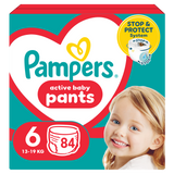 Pampers Pants, pieluchomajtki, rozmiar 6, 14-19 kg, 84 sztuki - miniaturka zdjęcia produktu