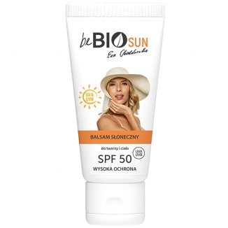 beBIO SUN Ewa Chodakowska, balsam słoneczny do twarzy i ciała, SPF 50, 75 ml - zdjęcie produktu