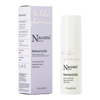 Nacomi Next Level, serum z retinolem 0,5%, na noc, 30 ml - zdjęcie produktu