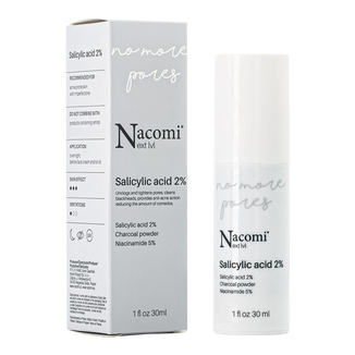 Nacomi Next Level, serum z kwasem salicylowym 2%, na noc, 30 ml USZKODZONE OPAKOWANIE - zdjęcie produktu