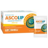Ascolip, liposomalna witamina C 1000 mg, smak cytrynowo-pomarańczowy, żel doustny, 5 g x 30 saszetek USZKODZONE OPAKOWANIE - miniaturka zdjęcia produktu