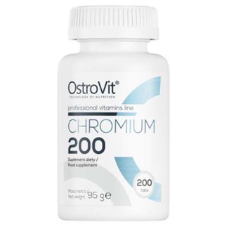 OstroVit Chromium 200, chrom 200 µg, 200 tabletek - zdjęcie produktu