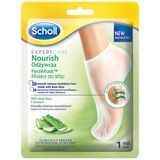 Scholl PediMask, odżywcza maska do stóp z aloesem, 1 para - miniaturka zdjęcia produktu