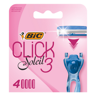 BIC Soleil Click 3, wkłady wymienne, 4 sztuki - zdjęcie produktu