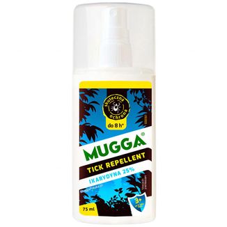 Mugga Tick Repellent, spray na kleszcze dla dzieci od 3 lat, z ikarydyną 25%, 75 ml - zdjęcie produktu