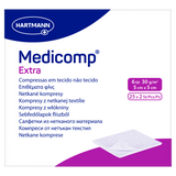 Medicomp Extra, kompresy jałowe, włókninowe, 6-warstwowe, 30 g/m2, 5 cm x 5 cm, 50 sztuk USZKODZONE OPAKOWANIE - miniaturka zdjęcia produktu