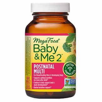 Mega Food Baby & Me 2 Postnatal Multi, 60 tabletek - zdjęcie produktu