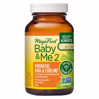 Mega Food Baby & Me 2 Prenatal DHA + Choline, 60 kapsułek - zdjęcie produktu