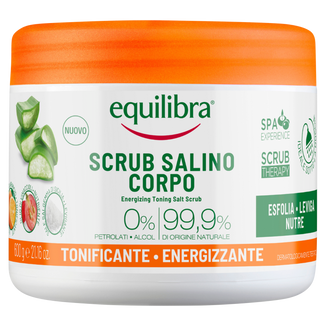 Equilibra, tonująco - energetyzujący peeling solny, 600 g - zdjęcie produktu