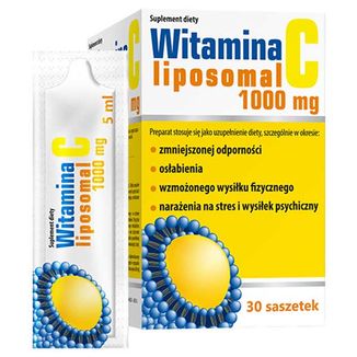 Witamina C Liposomal 1000 mg, 30 saszetek - zdjęcie produktu