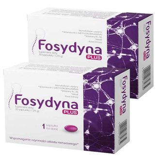 Zestaw Na Wsparcie Układu Nerwowego, Fosydyna Plus, 2 x 30 kapsułek - zdjęcie produktu