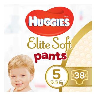 Huggies Elite Soft Pants, pieluchomajtki, Disney, rozmiar 5, 12-17 kg, Mega, 38 sztuk - zdjęcie produktu