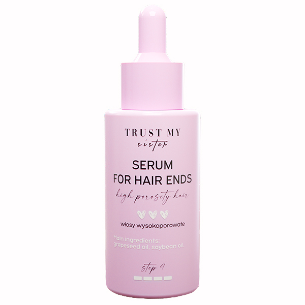 Nieznana Trust My Sister, serum na końcówki włosów wysokoporowatych, 40 ml — Inhaltsstoffe und Bewertung