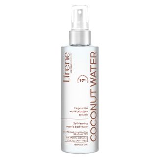 Lirene Perfect Tan, organiczna woda brązująca do ciała, Coconut Water, 200 ml - zdjęcie produktu