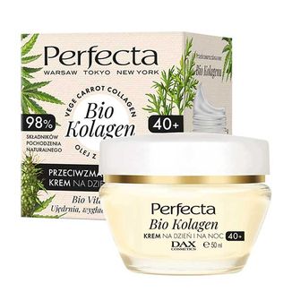 Perfecta Bio Kolagen 40+, przeciwzmarszczkowy krem na dzień i na noc, 50 ml - zdjęcie produktu